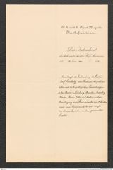 k.k. naturhistorisches Hofmuseum, Intendanzakten 1885-1896 (Hauer), Aktenzahl Z.354.a/1888, Seite 4